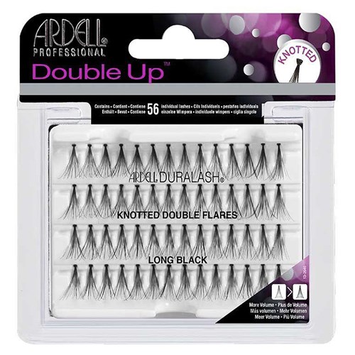 Knotted Double Flares - Long Black